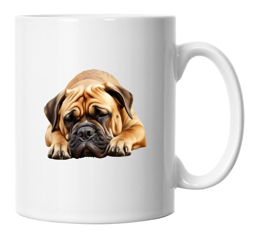 Bullmastiff mug sleeping - bullmastiff,