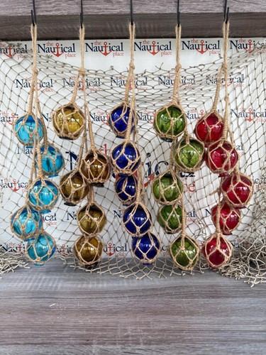 Glass fishing floats - 5,