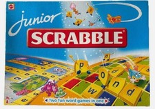 Mattel Vintage Scrabble Junior Board Game