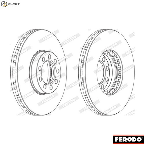 Brake disc fcr329a for - brake,