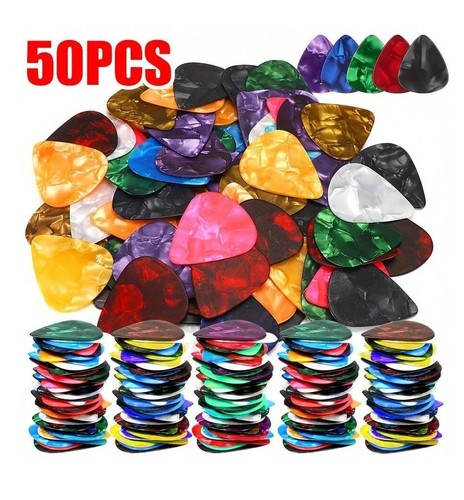 50x guitar 46mm thin picks - 0.46mm,