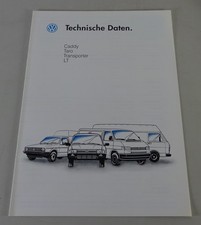 Prospectus Technical Data VW