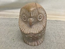 Beige Coloured Soap Stone Owl Ornament