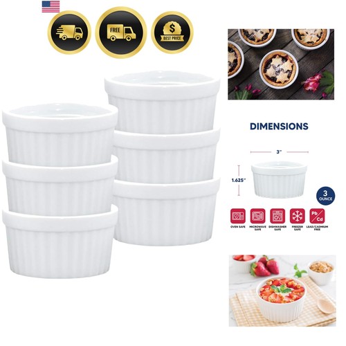 Souffle ramekin set 6 - ramekin, of
