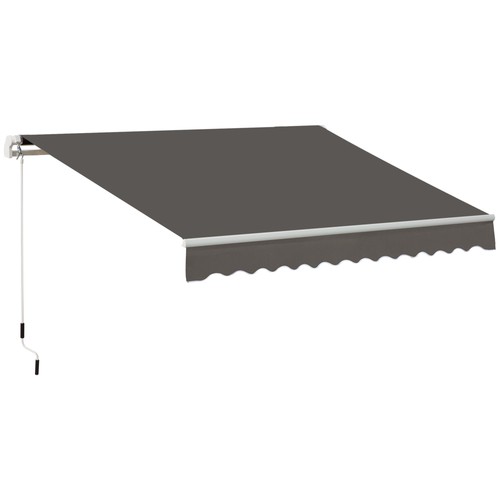 Outsunny manual retractable - manual,