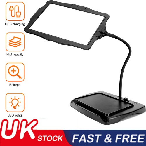 10x magnifying glass desk - glass,