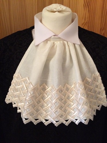 Ivory jabot cravat cosplay - jabot,