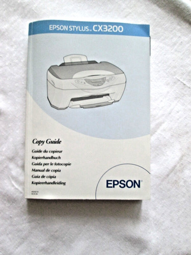 Epson stylus cx3200 copy guide - epson,