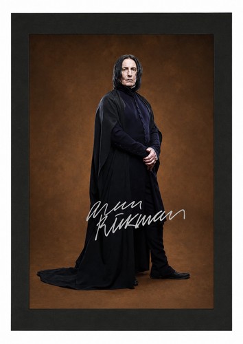 Alan rickman signed photo pre - alan,