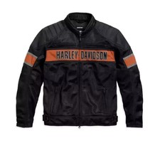 Harley Davidson Men's Trenton Mesh Motorcycle Jacket Size Medium
