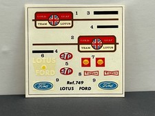 Decals for Heller 1:25 Lotus