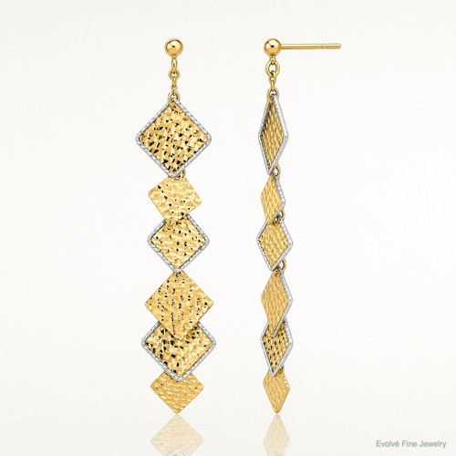 14k two tone - polished, and