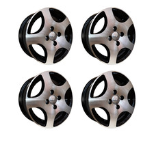 4 X TRAILER ALLOY WHEEL, 13", 5"J 4 STUD 100MM PCD, 30ET OFFSET, HORSE TRAILER