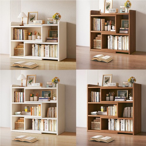 Wooden desktop bookshelf - desktop,