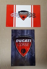 Ducati Corse Motorbike 8" x 12" Or 12" x 18" Metal Sign/ Man Cave/ Garage/ Shed.