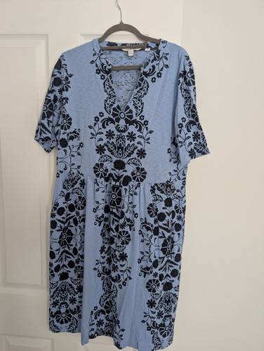 White stuff blue patterned - blue,