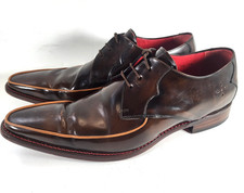 Jeffery West Harrison “Get Back” Goodyear Welted Brown Leather Shoes – Size 10