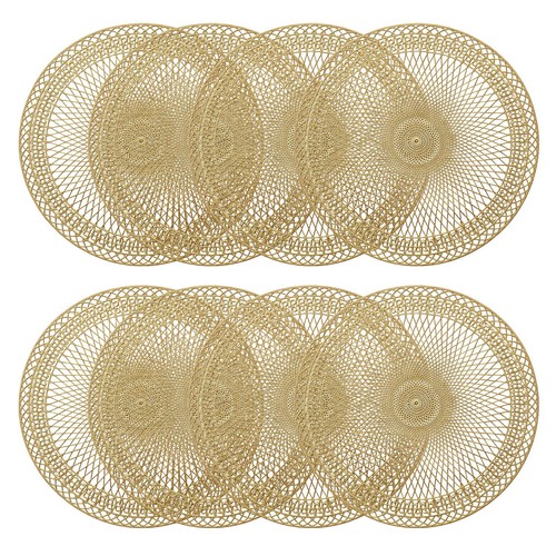 Circular woven placemat