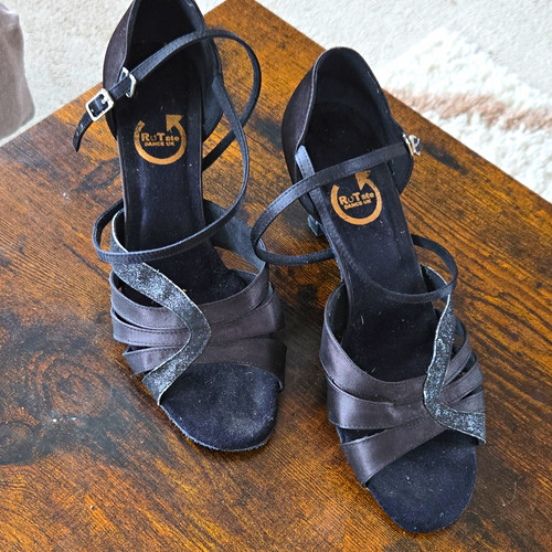 Rutake dance black satin - uk,