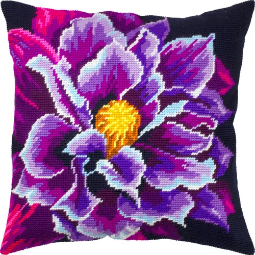 Cross stitch pillow kit - cross,