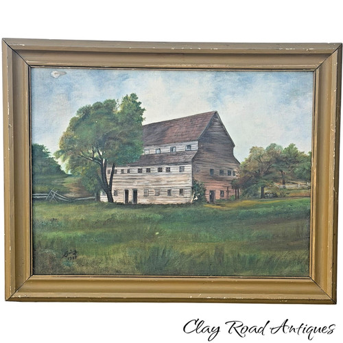 Antique oil painting - oil, ephrata