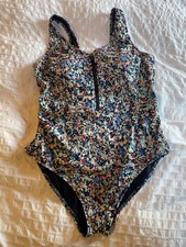 M&S Zip Front Swimsuit Size 14