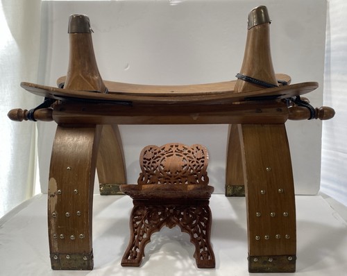 Camel saddle wood brass - camel,