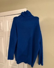 Zara Long Jumper Size L Cobalt