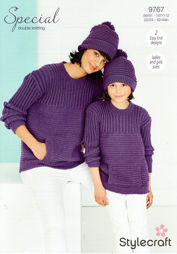 Stylecraft 9767 sweater - stylecraft, hat