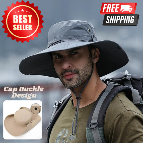 Wide brim sun hat - wide, uv