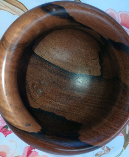 Hand turned walnut - hand,
