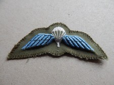 Rhodesia Orig Paratrooper Wing Camouflage Dress Cloth Padded Badge Rhodesian ME
