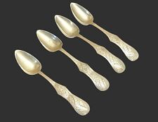 Set of 4 Dutch Silver Spoons