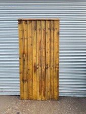 HEAVY DUTY VERTICAL BOARD CLOSE BOARD GARDEN GATE WOODEN SIDE GATE
