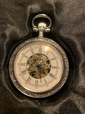 Silver Plated Pocket Watch The