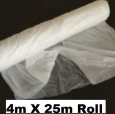POLYTHENE DUST SHEET ON A ROLL