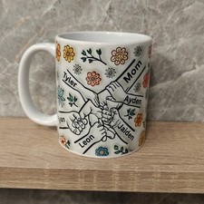 personalised hands mug