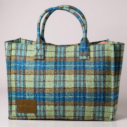 Sandro paris wool tartan plaid - wool,