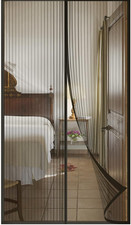 Magnetic Screen Doors Nets Patio Curtain Insect Mesh for Keeping Out Flies & Bug