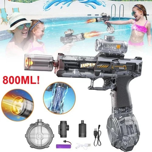 Electric water gun 36ft range - gun,