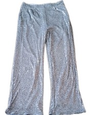Ladies Silver Sequined Grey