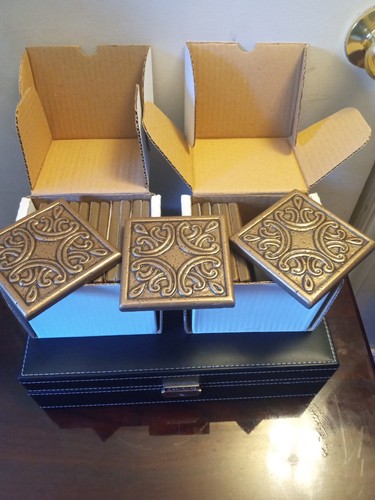 Wall tiles roman design bronze - tiles,