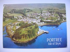 Skye postcard - Portree from