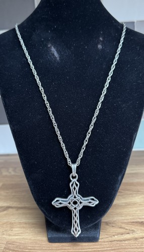 Ornate silver tone - ornate,