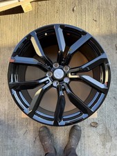 22" Range Rover Style Alloys 22x9.5 ET45 5x120 HUB 72.6 GLOSS BLACK 5674 X4