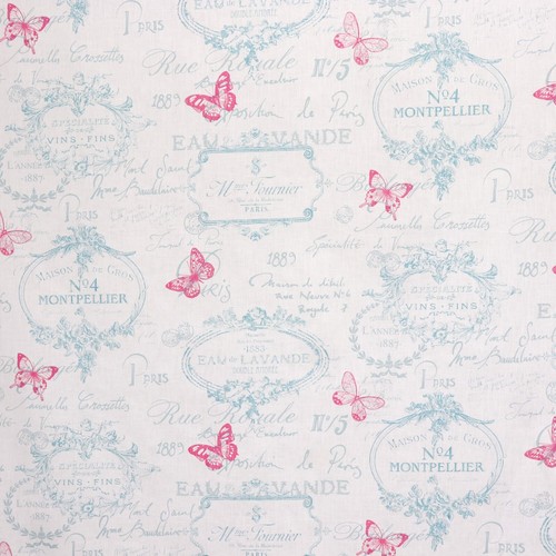 Paris toile aqua - toile, fabric
