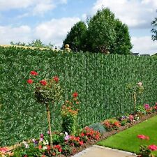 5m Artificial Hedge Ivy Leaf Garden Fence Roll Balcony Privacy Screening Trellis