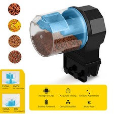 Automatic Fish Feeder Tank Timer Electric Feeding Dispenser For Aquarium U3Q6