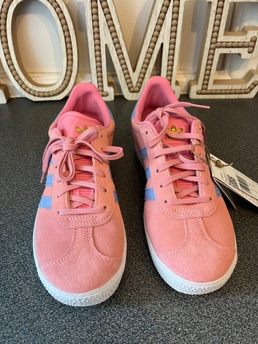 Adidas gazelle pink blue - gazelle, j