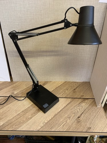 Black anglepoise desk lamp - black,